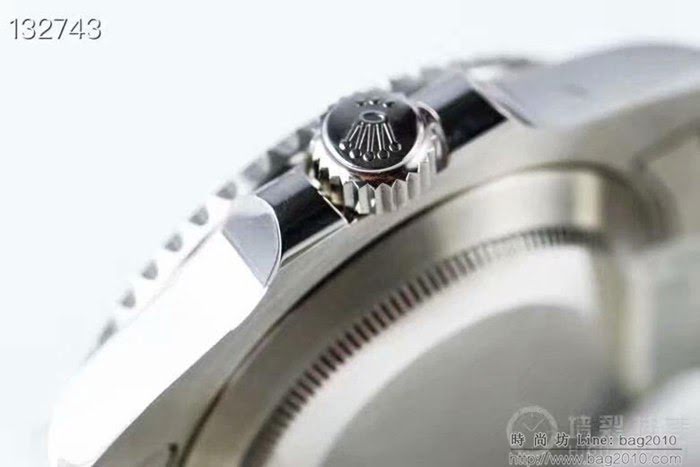 ROLEX勞力士 潛艇潛航者系列 116610綠水鬼 綠鬼v8版 原裝瑞士2836自動機械機芯 冰藍色超亮夜光 超強防水 高檔男士腕表  wssb4759